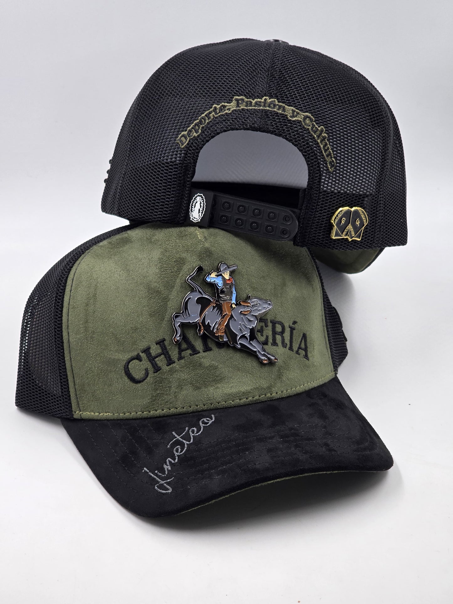 Charreria Jineteó Suertes Charras color verde negro