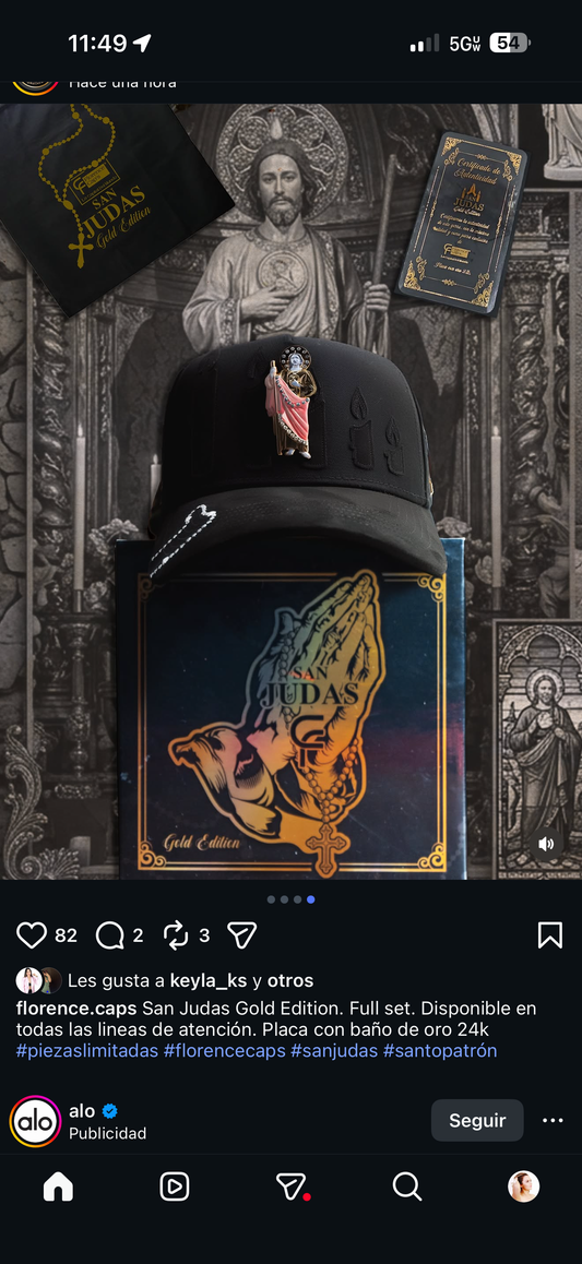 SAN JUDAS GOLD EDITION ORO 24K !ENVIO GRATIS!