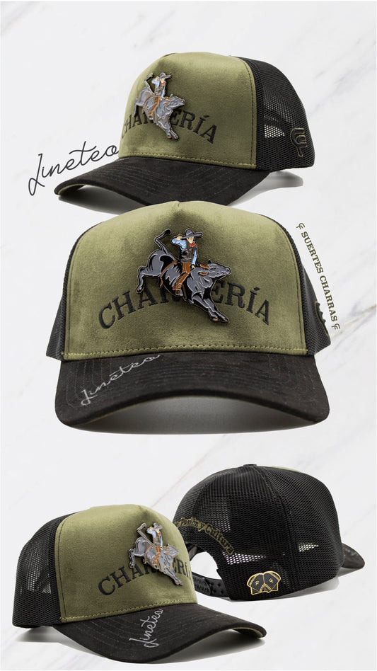 Charreria Jineteó Suertes Charras color verde negro