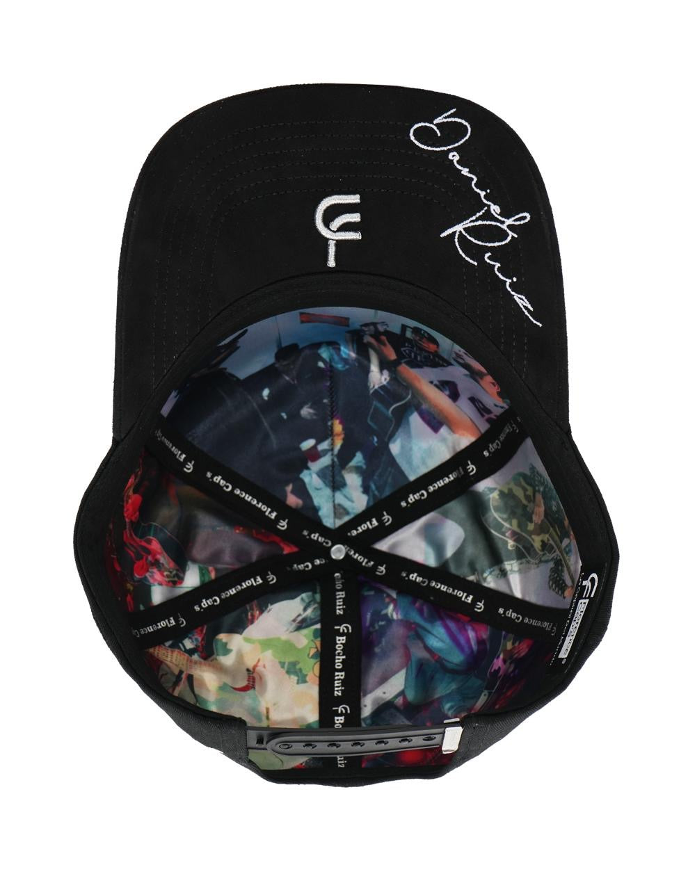 Colaboración Bocho Ruiz x Florence Cap’s