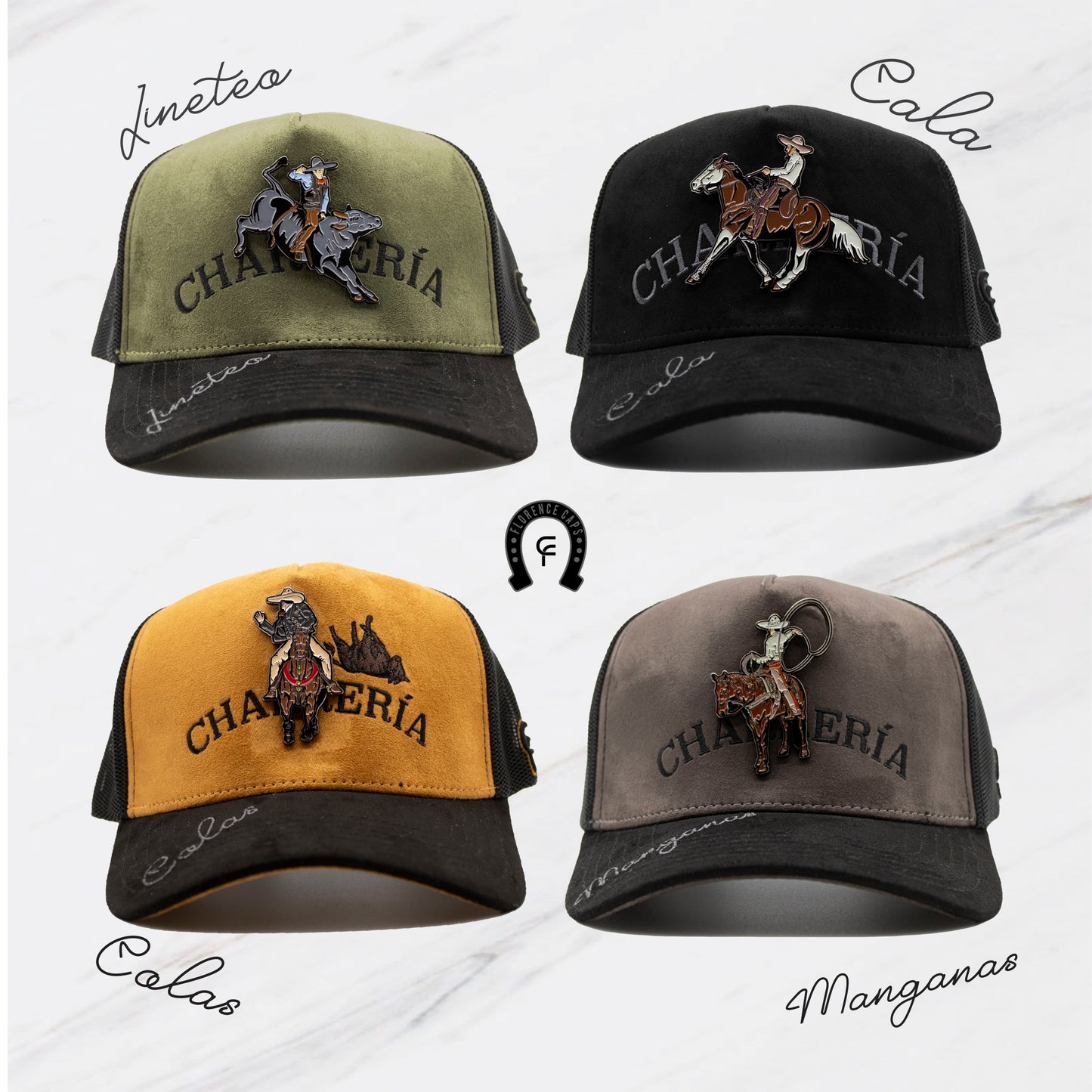 Charreria Cala Suertes Charras color negro