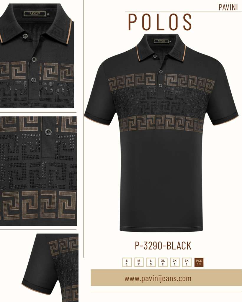 Pavini Polo Black