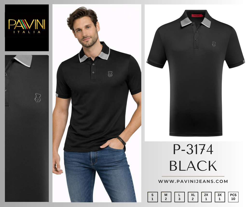 Pavini Polo Black