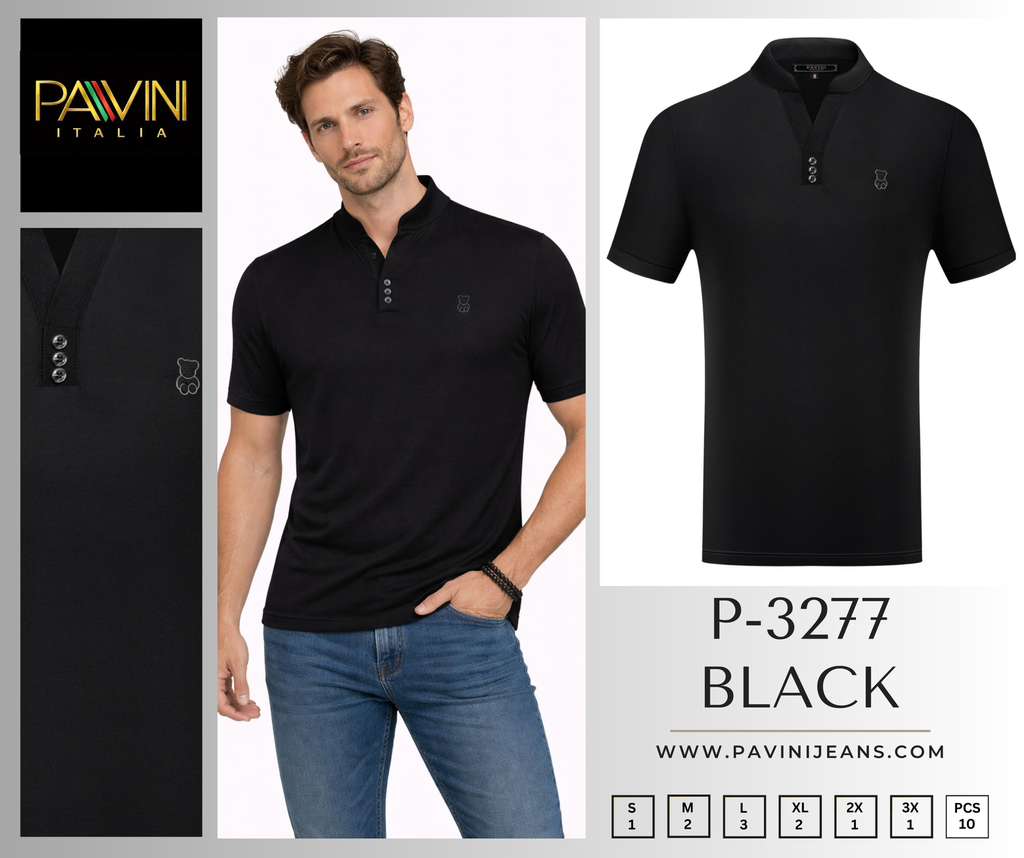 Pavini Polo Black